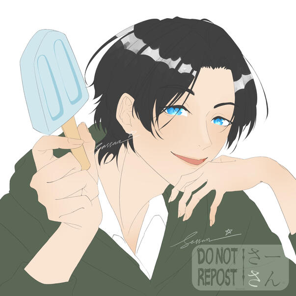 Bust-up Colored Sketch