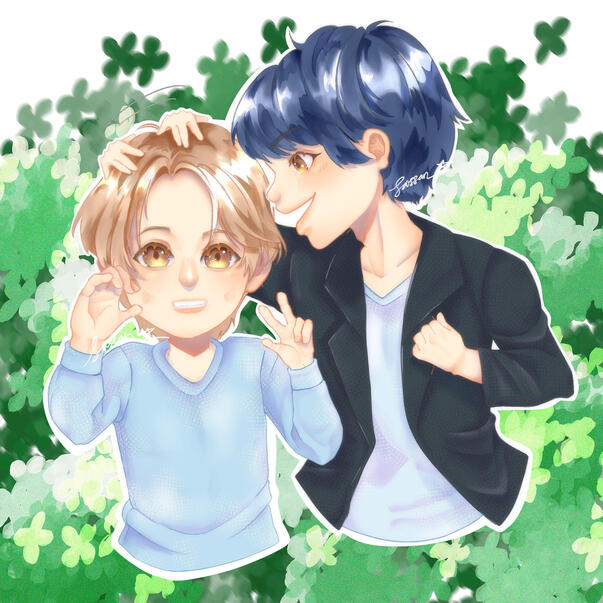 Chibi Half body Full render